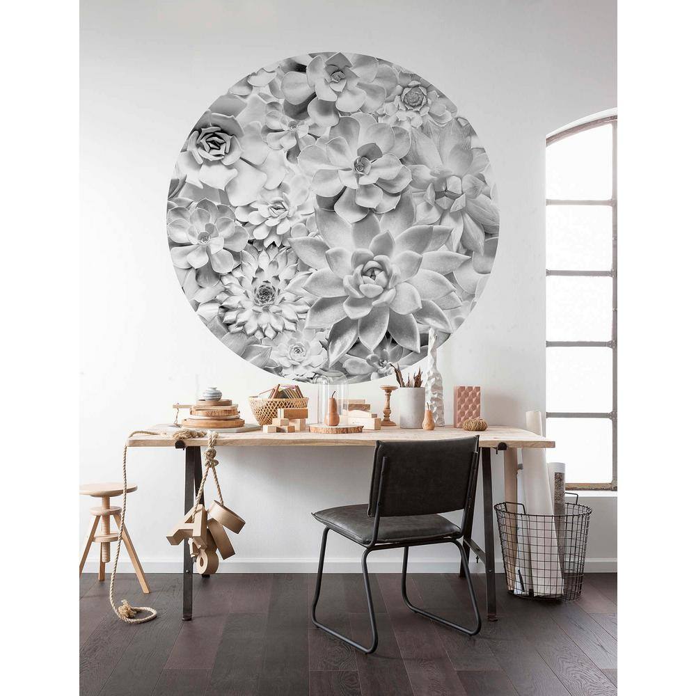 Komar Echeveria White Non Woven Dot Decal