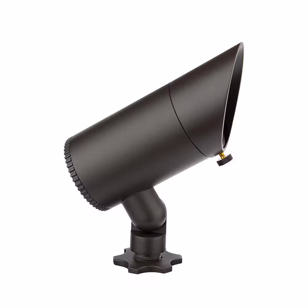 None Interbeam 475-Lumens Bronze Low-Voltage 12-Volt LED Spotlight with IP66 Rating and 2700K Color Temp Spotlight