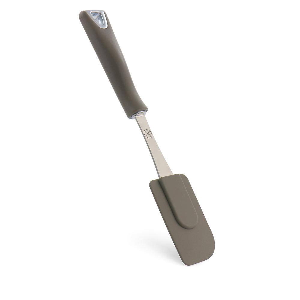 MARTHA STEWART Silicone Scraper in Gray with Bakelite Handle