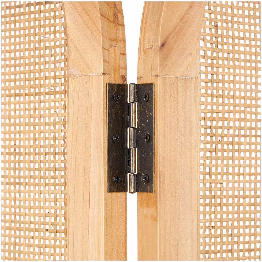 Litton Lane 6 ft. Brown Room Divider Screen