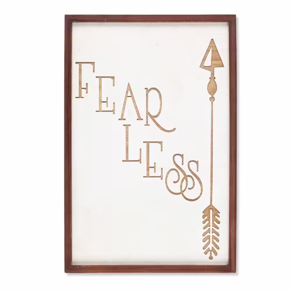 Lone Elm Studios Laser Engraved Wooden Inspirational Wall Decor (Set of 3)