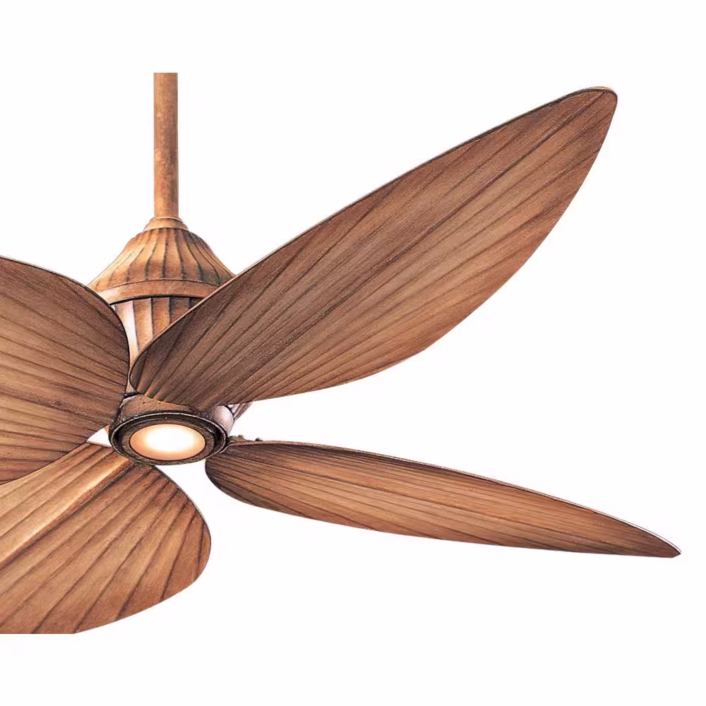 MINKA-AIRE Gauguin 52 in. Integrated LED Indoor/Outdoor Bahama Beige Ceiling Fan with Wall Control