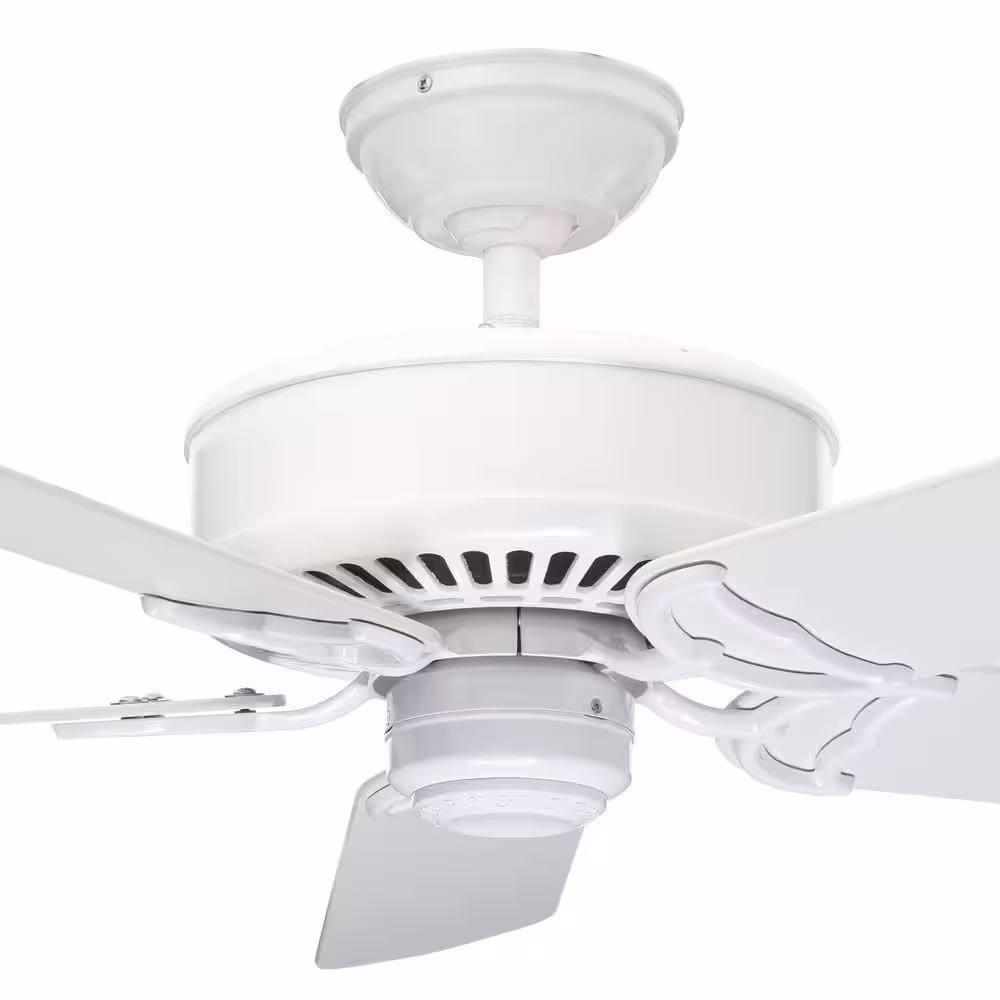 Casablanca Panama DC 54 in. Indoor Snow White Ceiling Fan with Remote