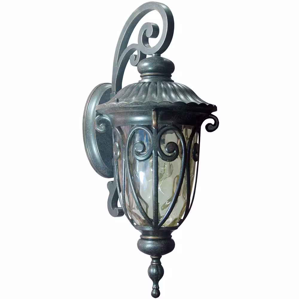 None Erickson Oil Rubbed Bronze Motion Sensing Dusk to Dawn Outdoor Hardwired Lantern Sconce