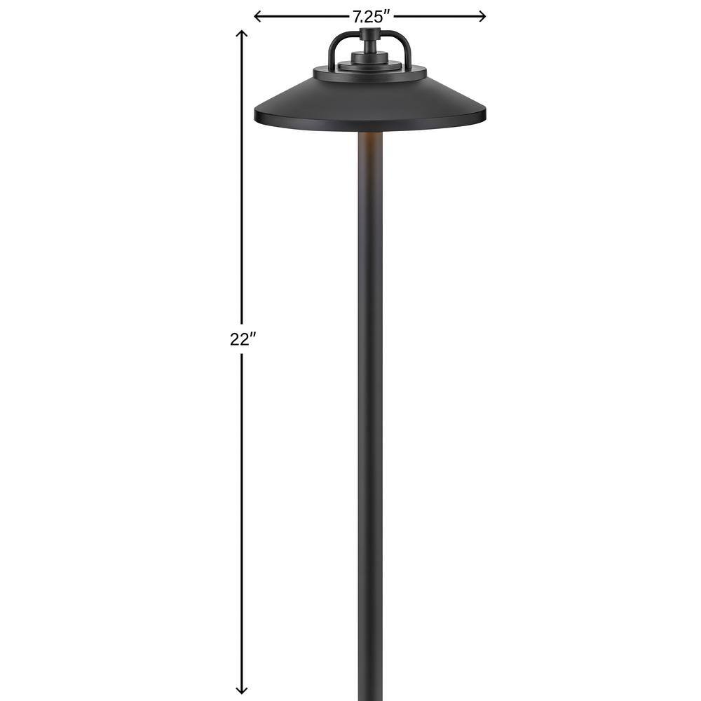 HINKLEY Lakehouse Black Low Voltage Integrated LED Weather Resistant Path Light