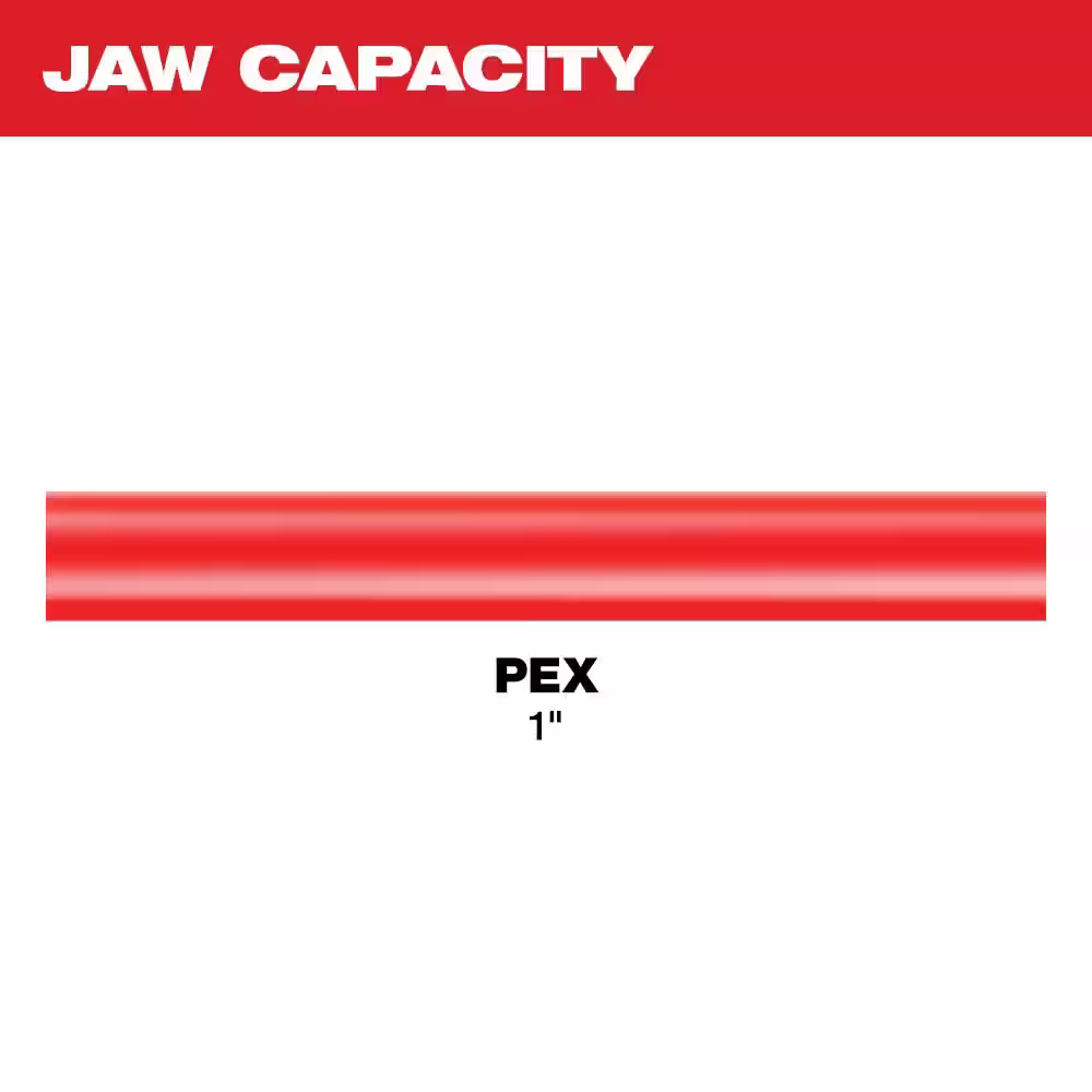 Milwaukee 1 in. PEX Crimp Jaw for M12 FORCE LOGIC Press Tool