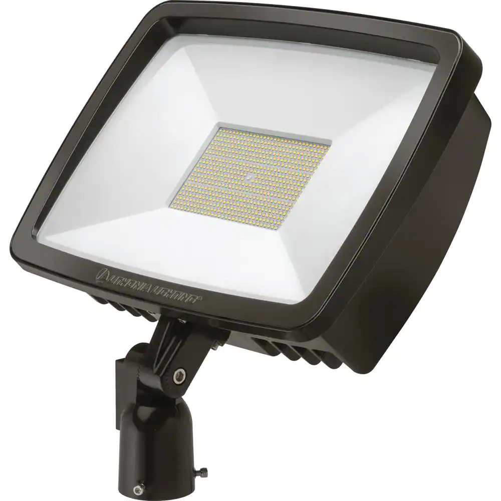 Lithonia Lighting Contractor Select TFX4 296-Watt Bronze Slipfitter Mount Outdoor Integrated LED Flood Light 4000K