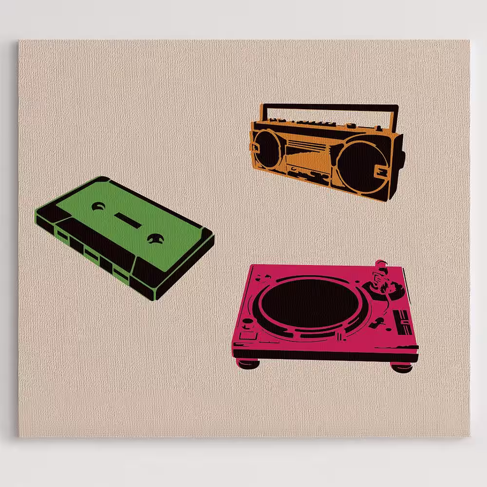 Stencil1 Music Stencil (3-Pack)