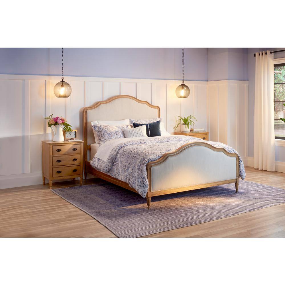 Zentique Wooden Box with Metal Ring Table Clock