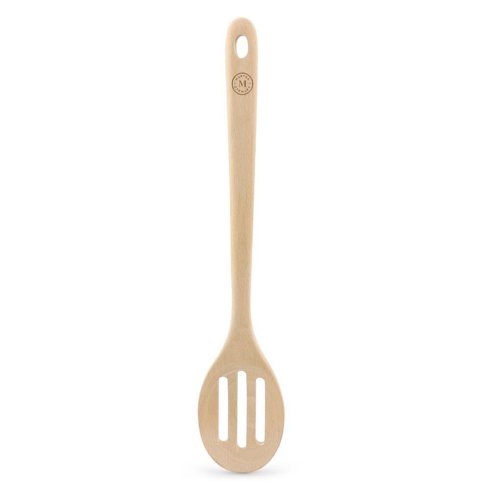 MARTHA STEWART 14 Inch Beech Wood Slotted Spoon