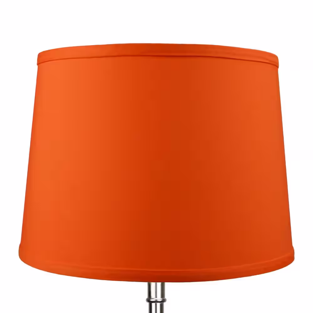 FenchelShades.com 12 in. Top Diameter x 14 in. Bottom Diameter x 10 in. Linen Carrot Slant Empire Lamp Shade