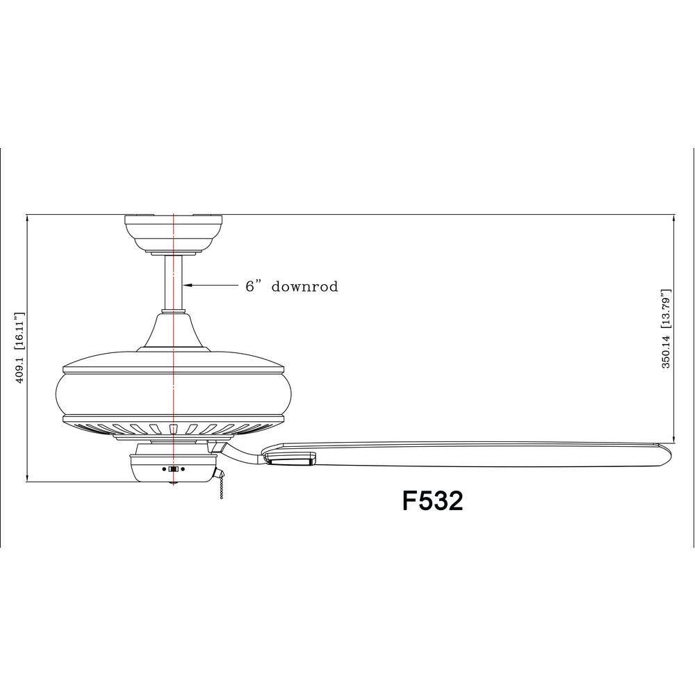 MINKA-AIRE Sunseeker 60 in. Indoor/Outdoor Brushed Nickel Wet Ceiling Fan