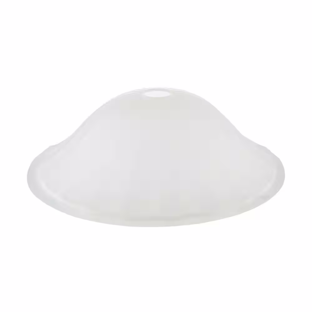 None 4-3/4 in. H x 14-7/8 in. Dia/Frosted Glass Shade For Torchiere Lamp, Swag Lamp and Pendant