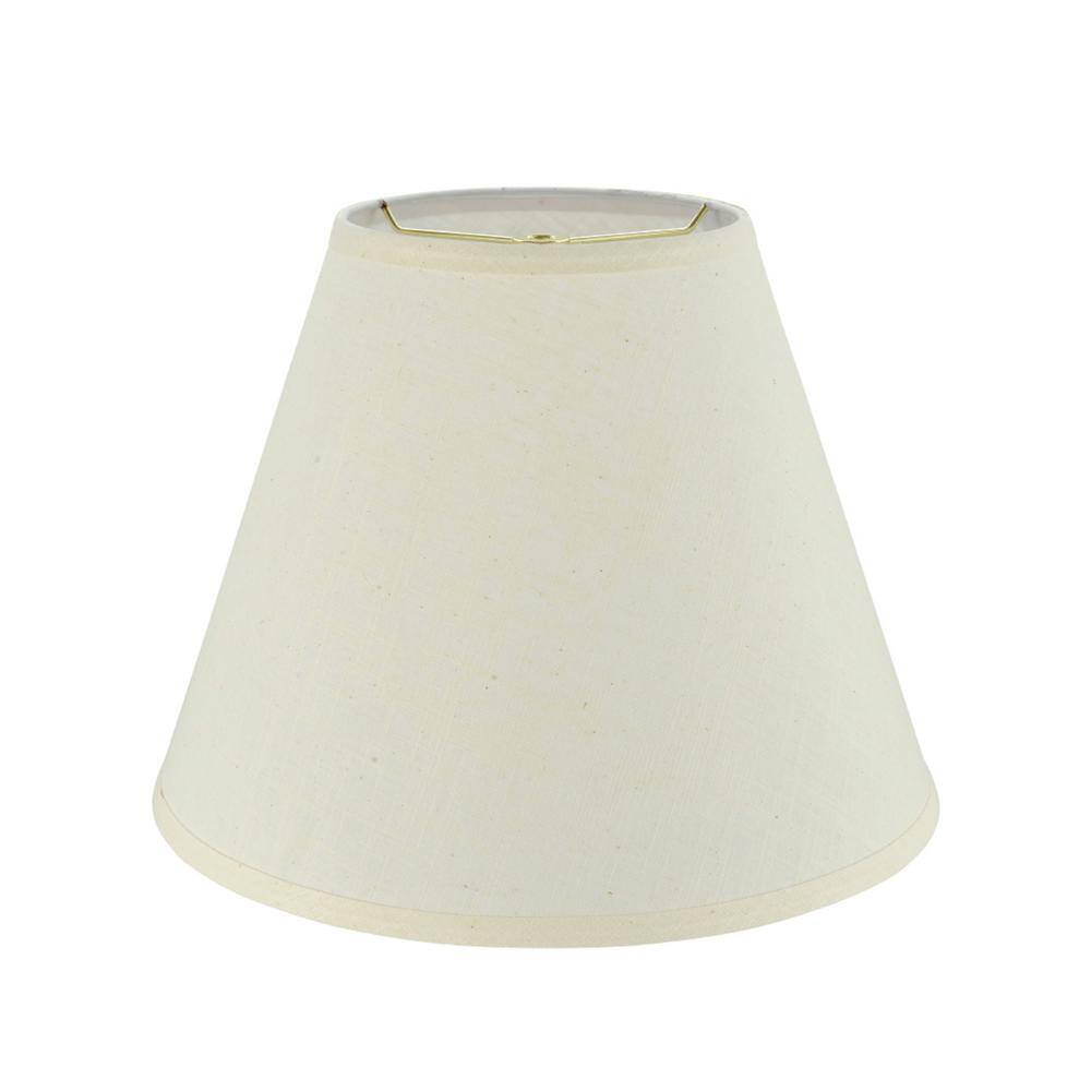 Aspen Creative Corporation 14 in. x 11 in. Beige Hardback Empire Lamp Shade
