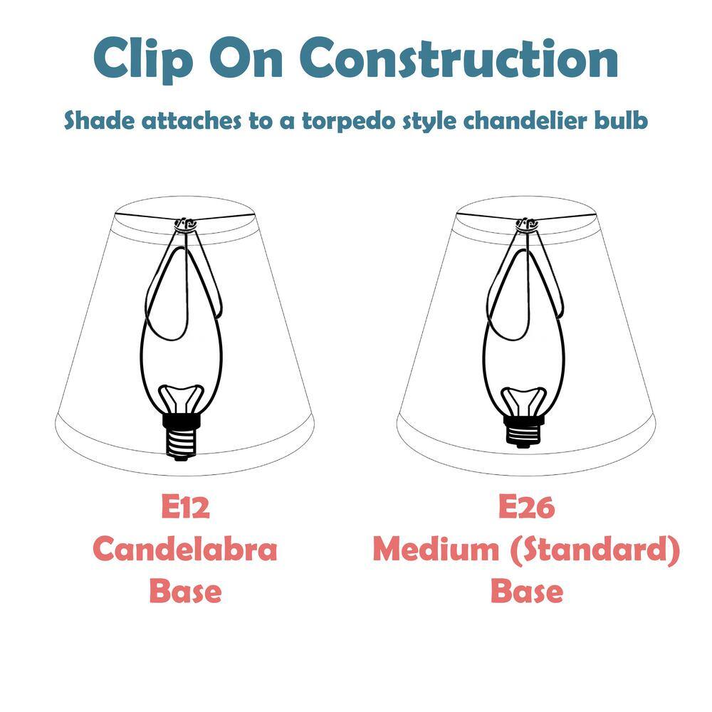 Aspen Creative Corporation 13 in. x 5 in. Yellowish Brown Lamp Shade