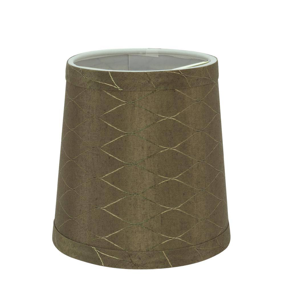 Aspen Creative Corporation 5 in. x 5 in. Light Brown Hardback Empire Lamp Shade (9-Pack)