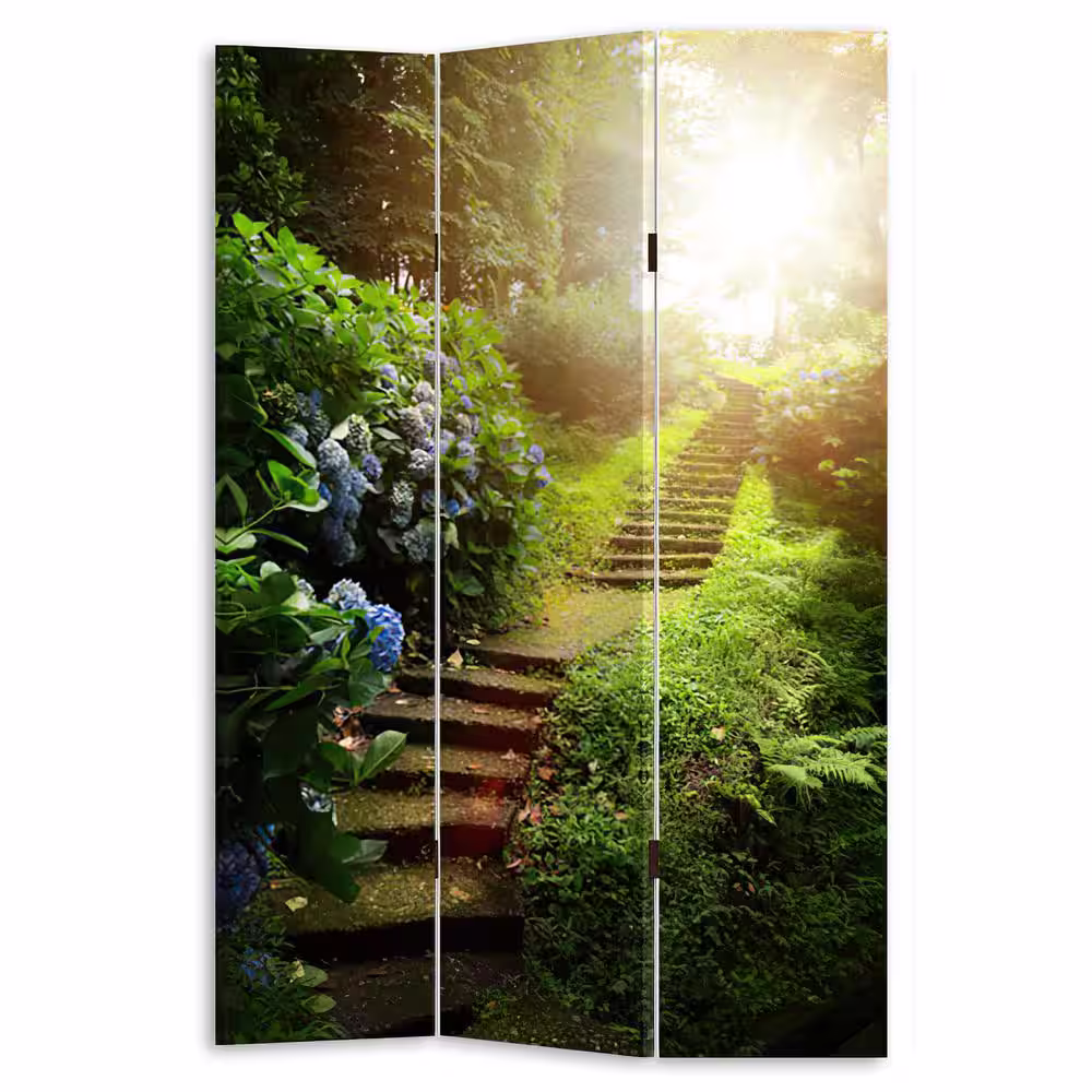 Oriental Furniture 6 ft. Printed 3-Panel Room Divider