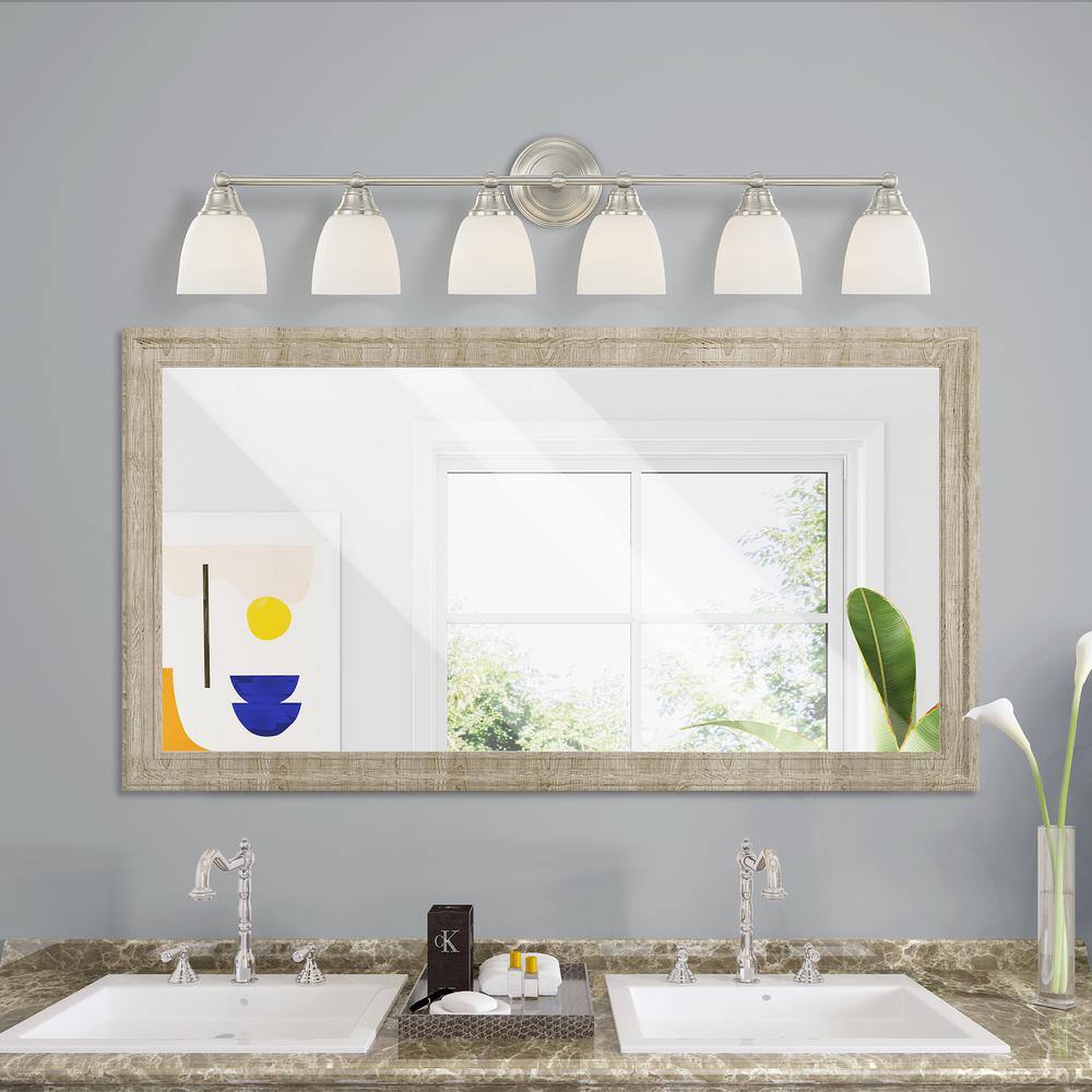 Livex Lighting Somerville 6 Light Brushed Nickel Bath Vanity