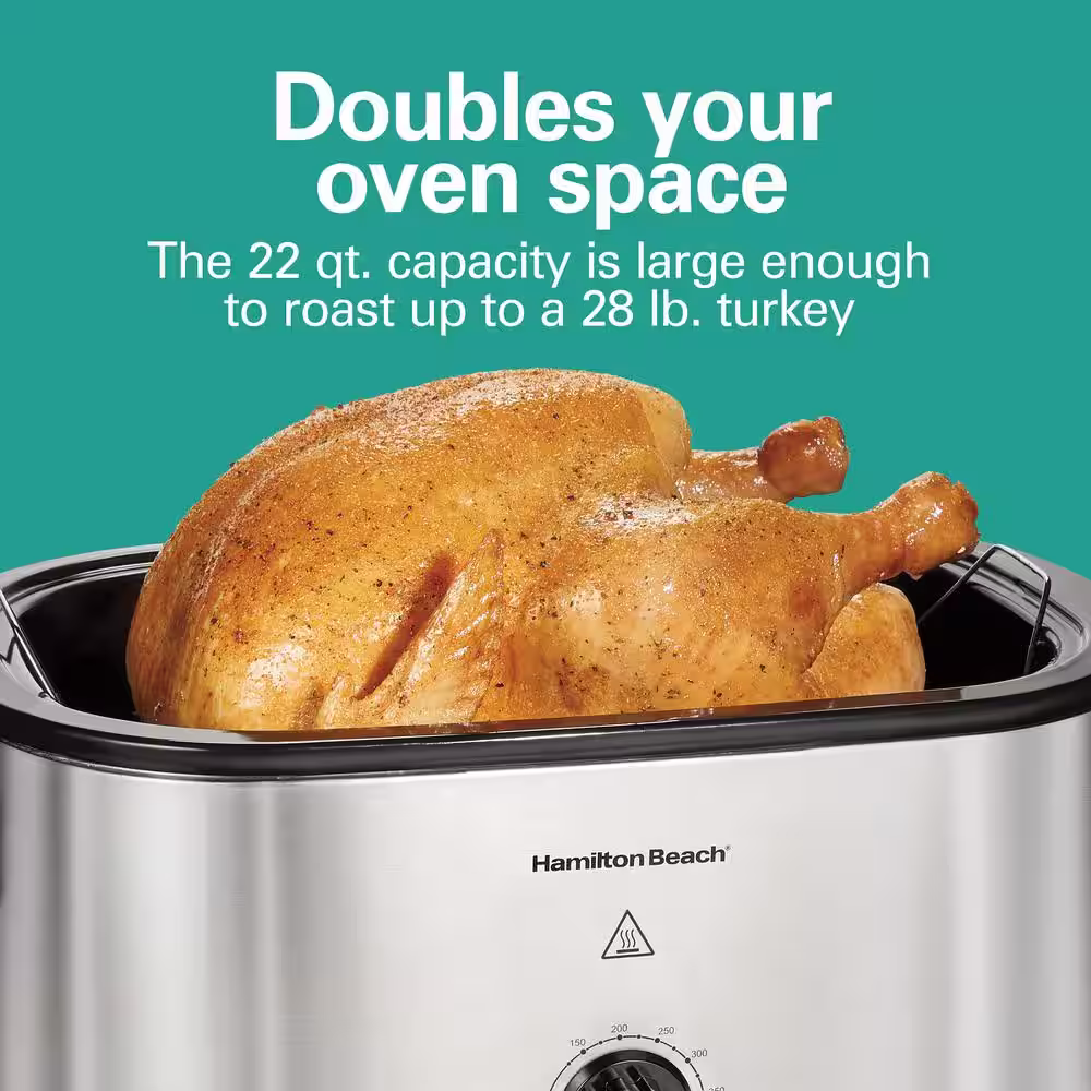 Hamilton Beach 22 qt. Stainless Steel Roaster Oven