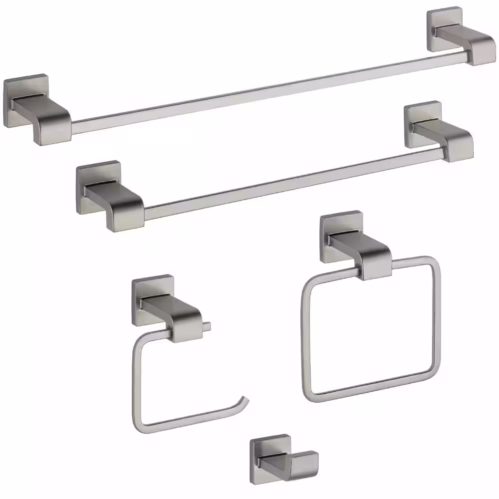 Delta Ara 18 in. Wall Mount Towel Bar Bath Hardware Accessory in Stainless Steel
