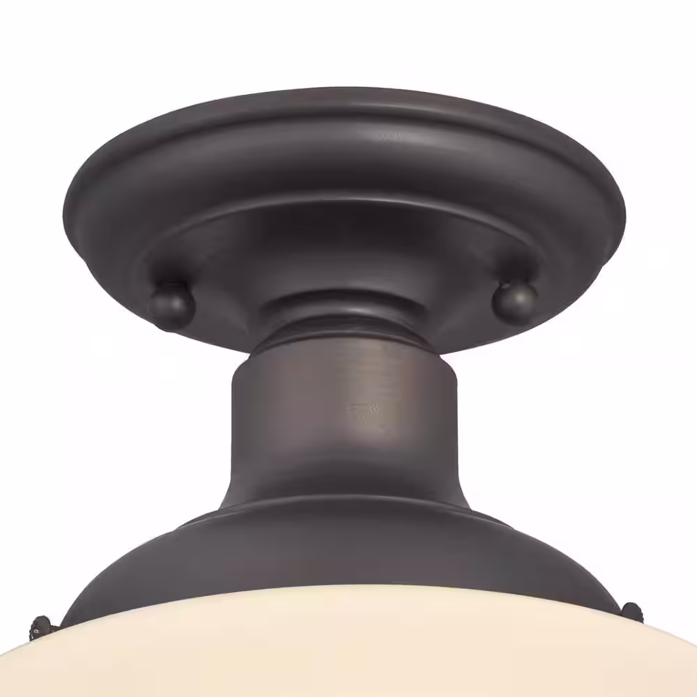 Westinghouse Scholar 1-Light Oil-Rubbed Bronze Semi-Flush Mount Light