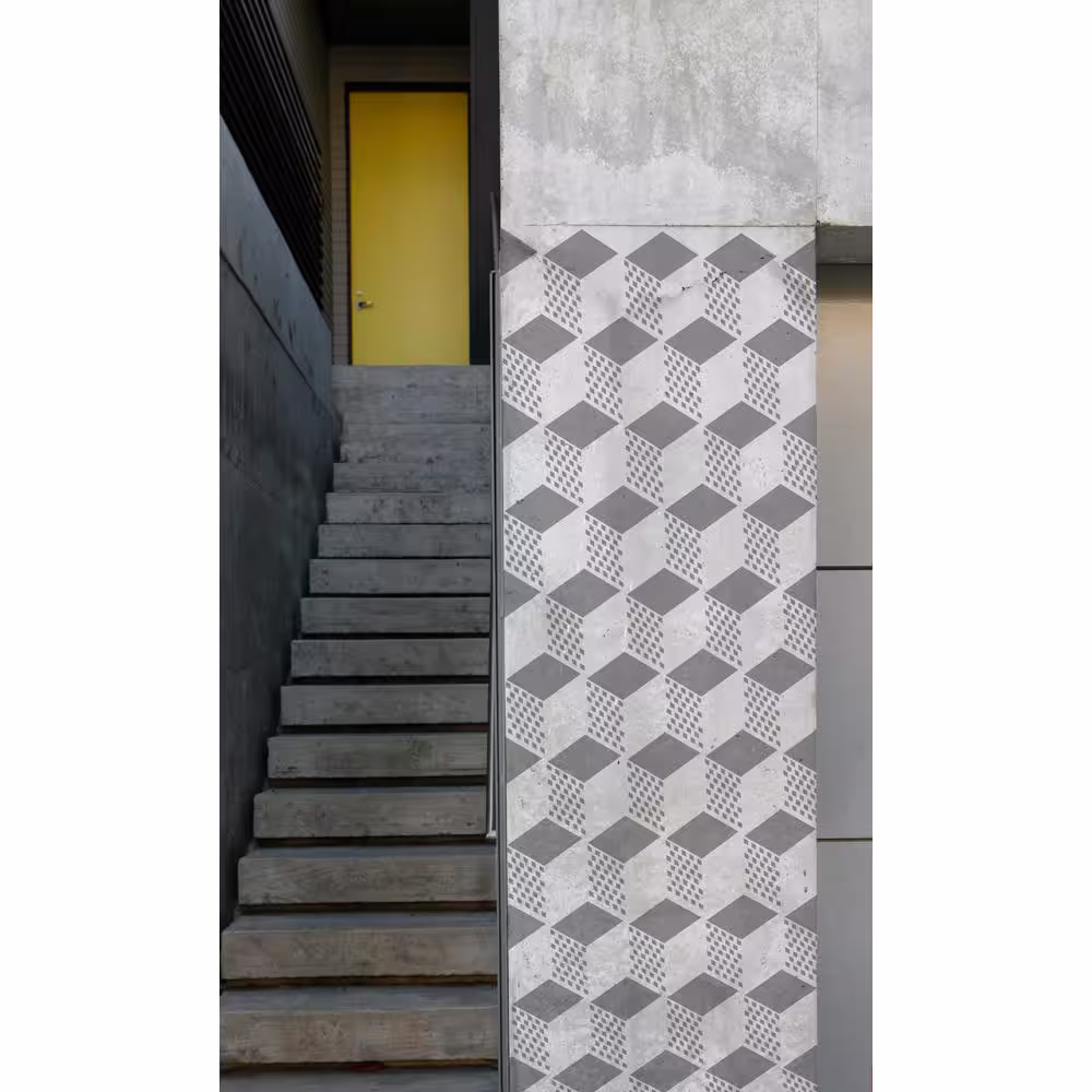 Stencil1 Geometric 3D Repeat Pattern Stencil