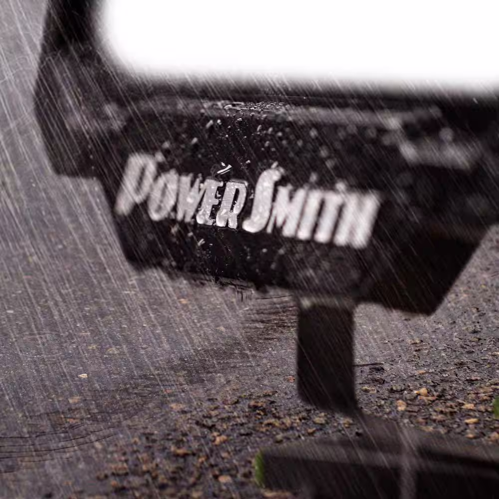 PowerSmith 800 Lumen Weatherproof Rechargeable Lithium-Ion LED Work Light with Stand and High/Low/Emergency Light Modes