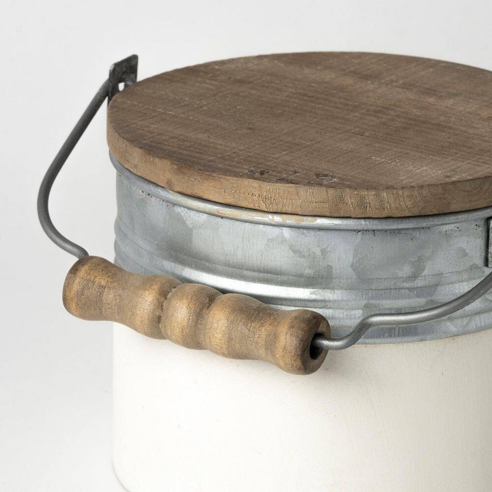 Mercana Alani White Metal Storage Boxes (Set of 3)