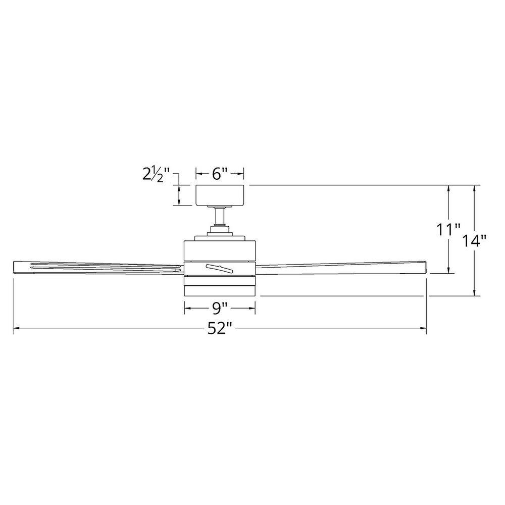 Modern Forms Wynd 52 in. LED Indoor/Outdoor Matte White 5-Blade Smart Ceiling Fan with 3000K Light Kit and Remote