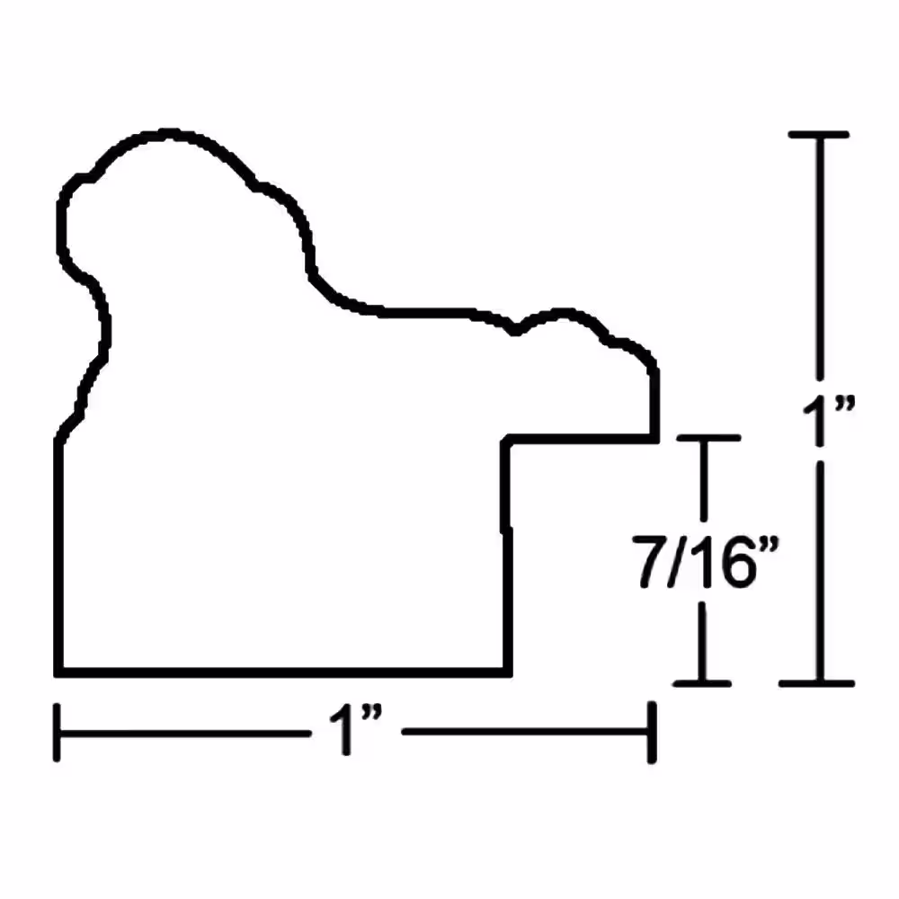 Timeless Frames Astor 1-Opening 11 in. x 14 in. Gold Picture Frame