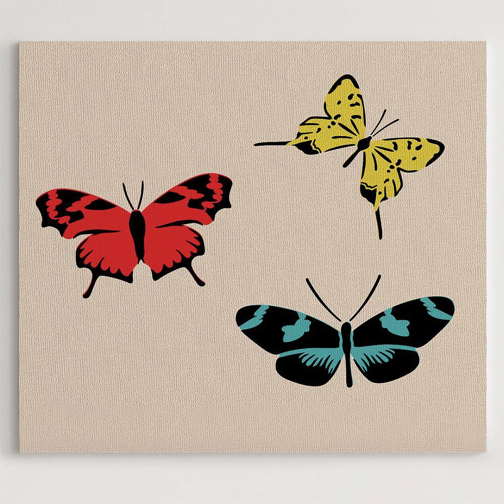 Stencil1 Butterflies Stencil (3-Pack)