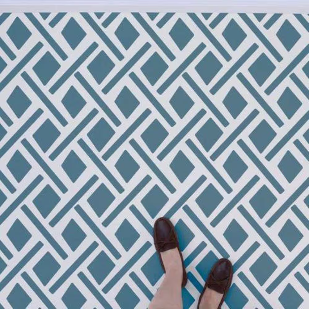 Stencil Ease 19.5 in. x 19.5 in. Duxbury Wall Painting Stencil