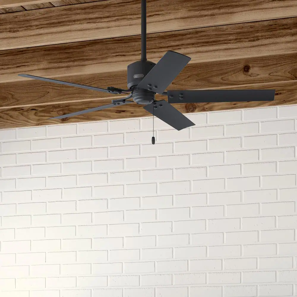 Hunter Windbound 52 in. Indoor/Outdoor Matte Black Ceiling Fan