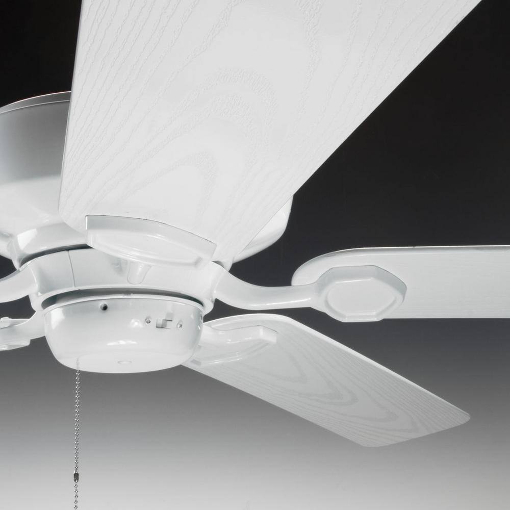 Progress Lighting Lakehurst 60 in. Indoor/Outdoor White Ceiling Fan