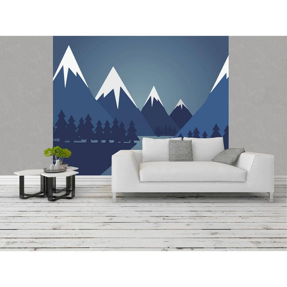 OhPopsi Snow Mountain Wall Mural
