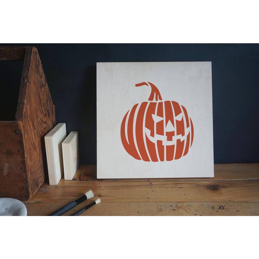 Stencil1 Evil Jack-O-Lantern Stencil