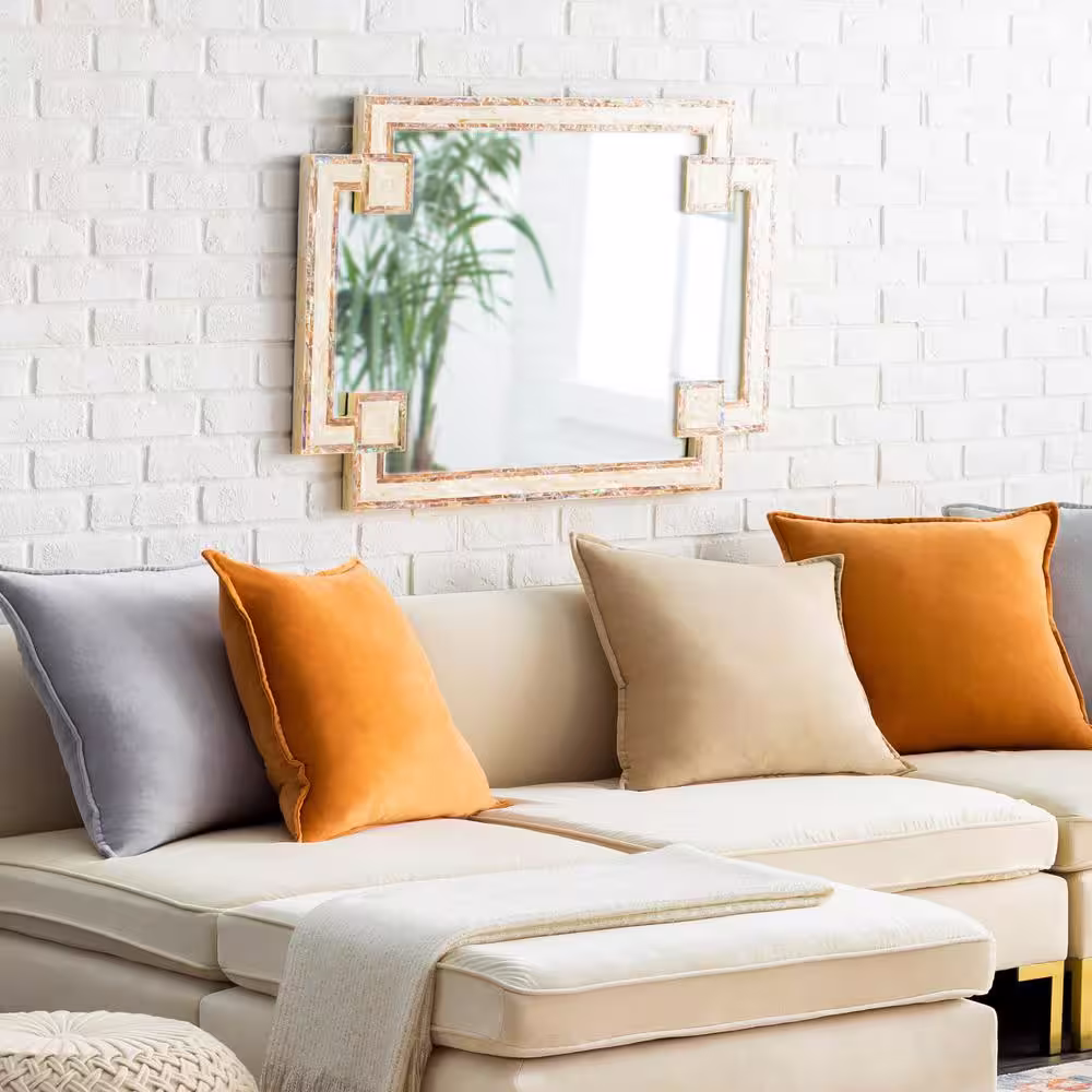 Artistic Weavers Medium Rectangle Ivory Casual Mirror (37.8 in. H x 28 in. W)