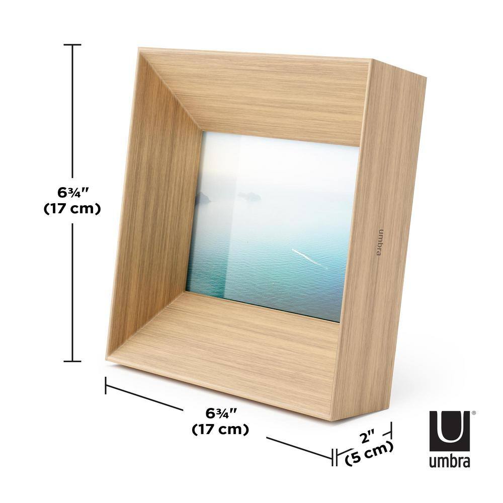 None 4 in. x 6 in. Natural Lookout Photo Display