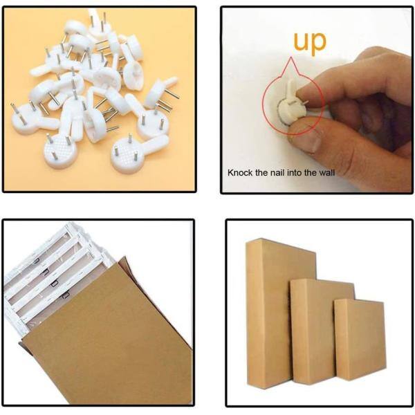 Tatahance Four Seasons Landscape Color Tree Painting Wall Mural Set of 4