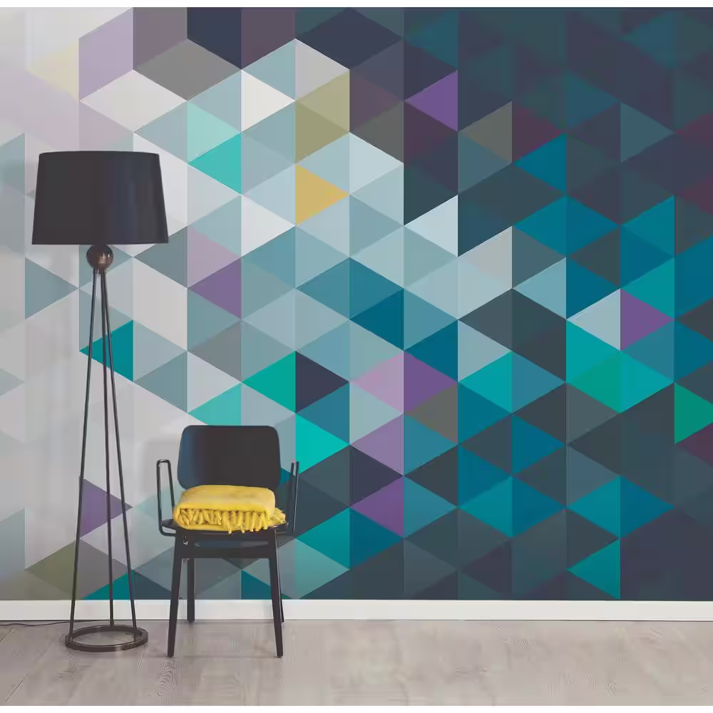 Brewster Abstract Triangles Wall Mural