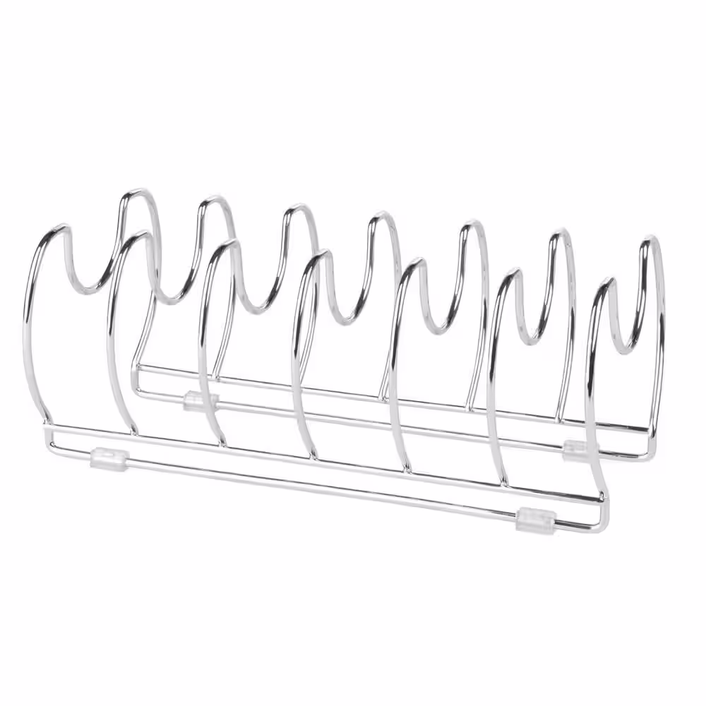 IDESIGN Classico Steel Kitchen Cabinet Cookware Organizer - 13.2