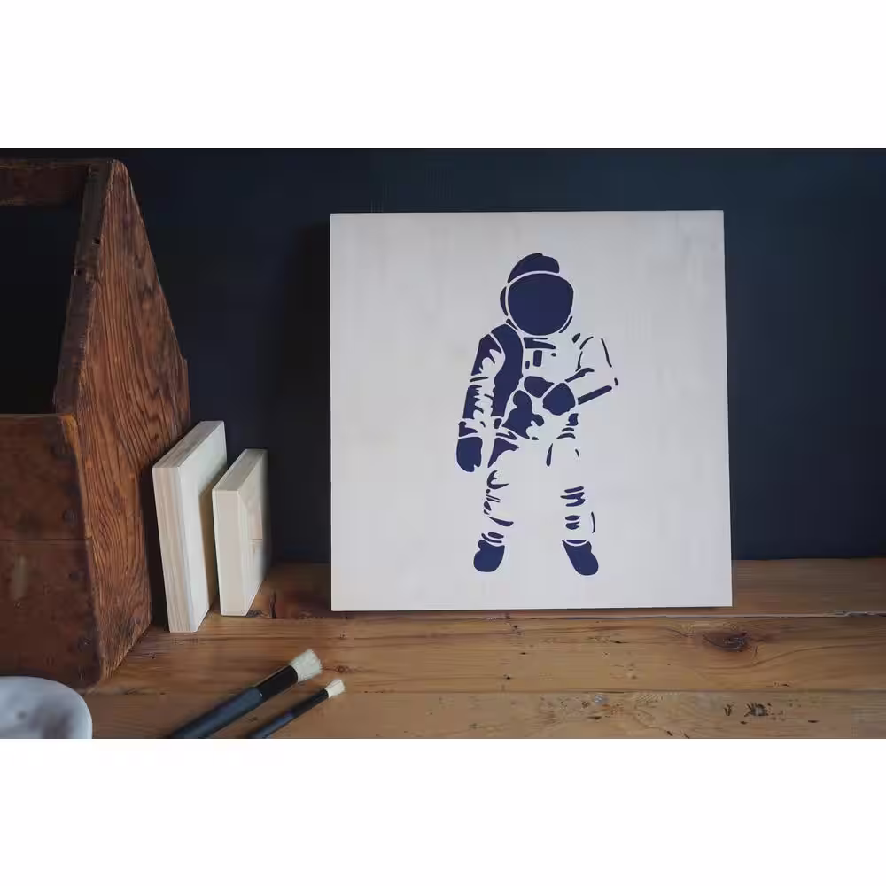Stencil1 Astronaut Stencil