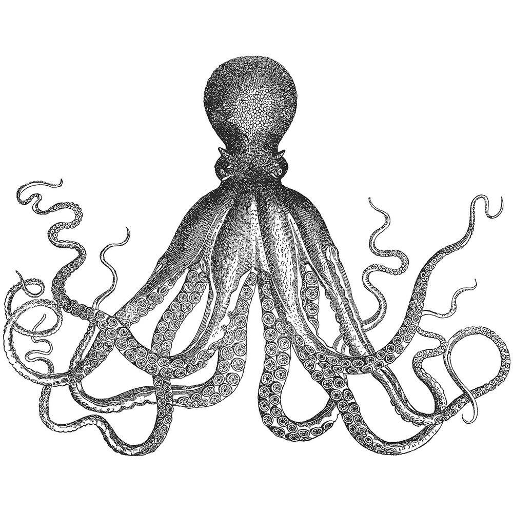 WallPops 17.5 in. x 24 in. Black Ink Wall Decal