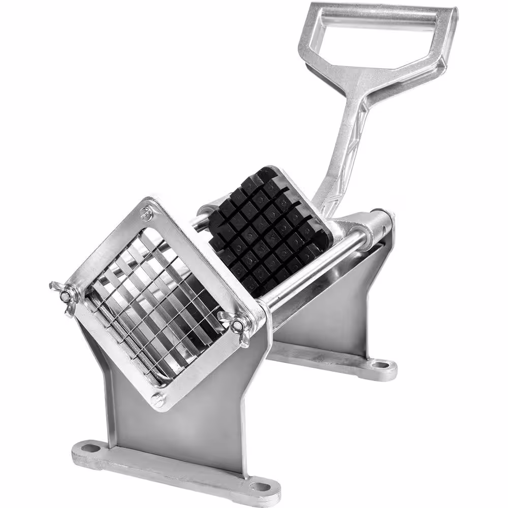 XtremepowerUS Commercial-Grade with 4-Stainless Steel Blades French Fries Fry and Veggie Cutter
