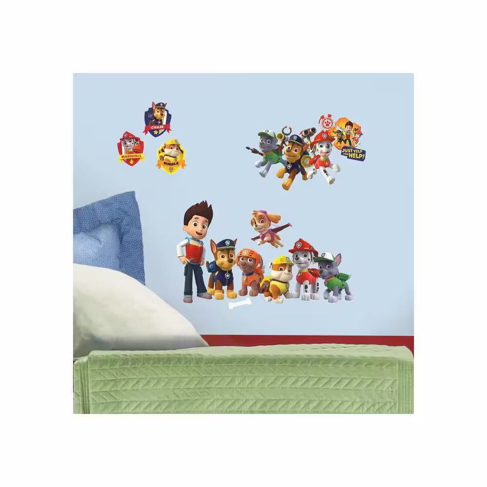 RoomMates 5 in. x 11.5 in. Paw Patrol Peel and Stick Wall Decal