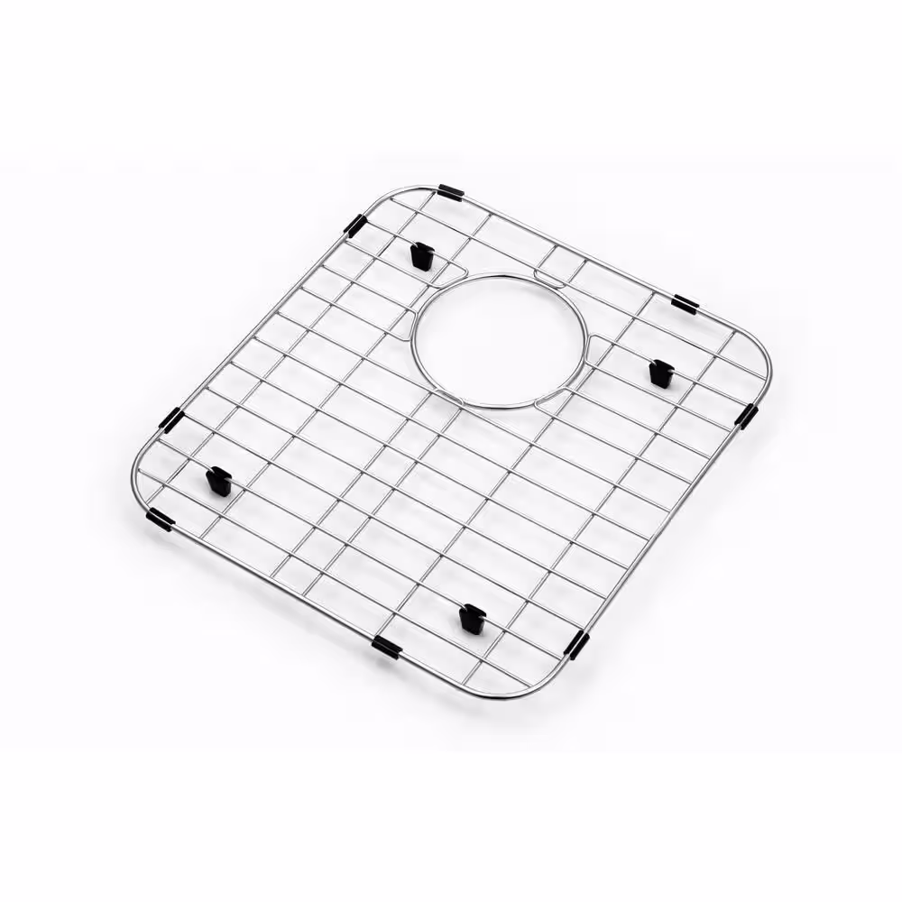 HOUZER Wirecraft 15 in. x 13.75 in. Bottom Grid for Kitchen Sinks in Stainless Steel
