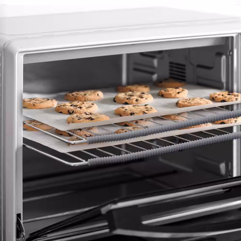 None Oven Rack Heat Guard 2-Piece Silicone Guards Protect from Accidental Burns (Set of 1)