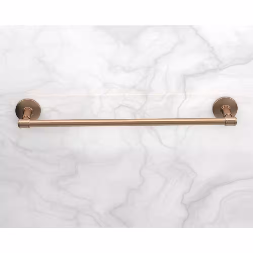 Glacier Bay Parsons 18in Towel Bar in Brushed Gold