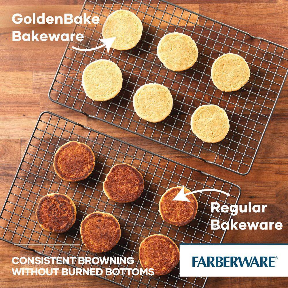 Farberware SmartBrown Bakeware 2-Piece Gray Bakeware Set