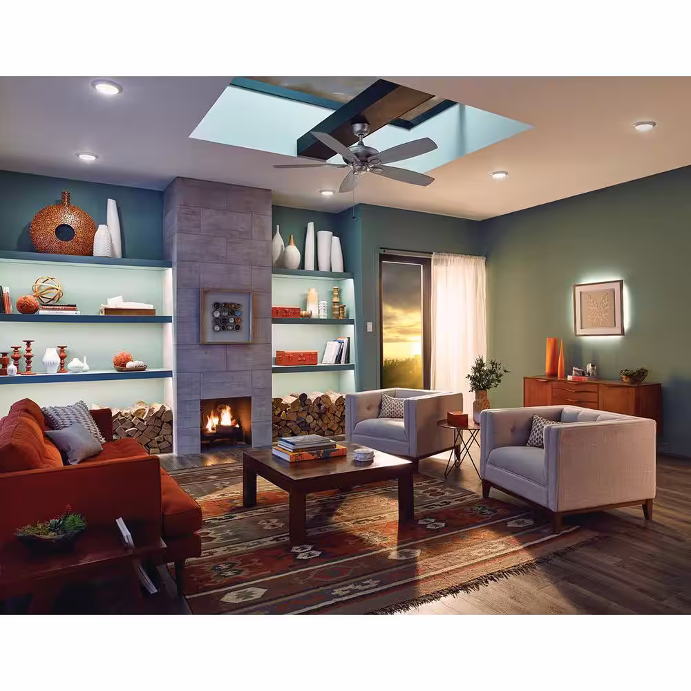 KICHLER Downlight Gen I 7.5 in. 3000K White Integrated LED Flush Mount Ceiling Light